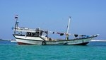 Sambuka - arabian boat Dhow used in the archipelago of Socotra