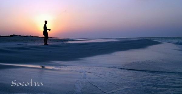 Socotra Picture of the Day: Fishing at sunset