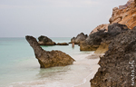Socotra Picture of the Day: Bather on a deserted shore