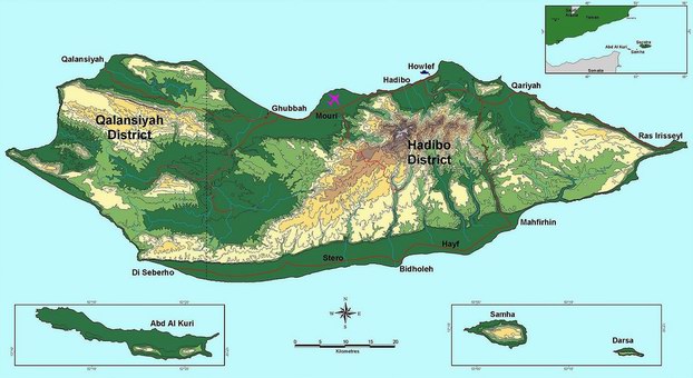 Map of Socotra