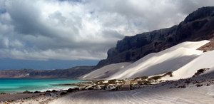 Sand dunes in Archer, Socotra, Yemen