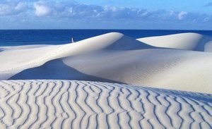 Sand dunes in Noget, Socotra, Yemen