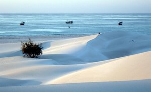 Sand dunes in Stero, Socotra, Yemen
