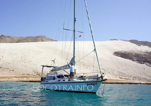 Sailing on Socotra island, Arabian Sea