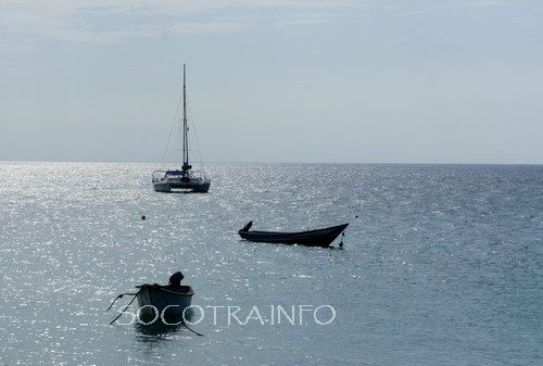 Sailing on Socotra island, Arabian Sea, Indian Ocean