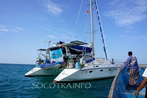 Sailing on Socotra island, Arabian Sea, Indian Ocean