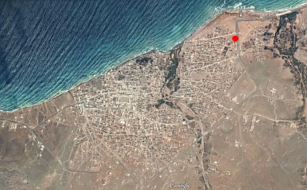 Map of Hadibo, capital of Socotra island