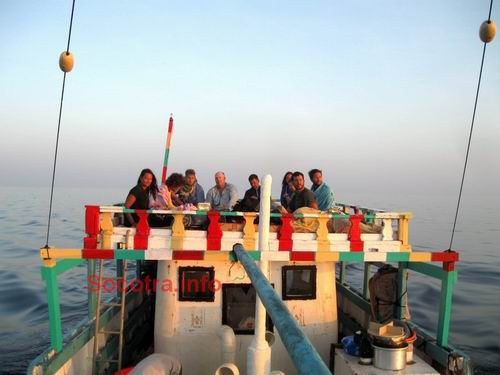 Sambuka - fishing boat on Socotra island