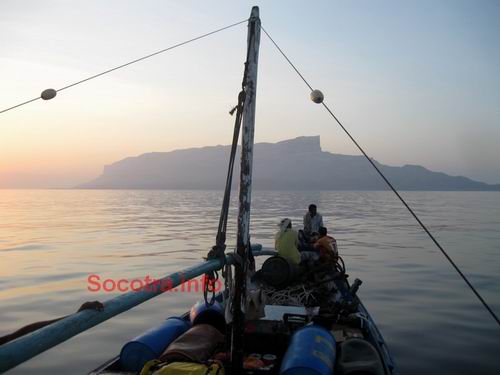 Sambuka - fishing boat on Socotra island