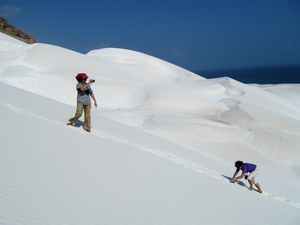 Sand dunes in Socotra