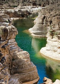 Biggest sweet pool in Socotra, Yemen